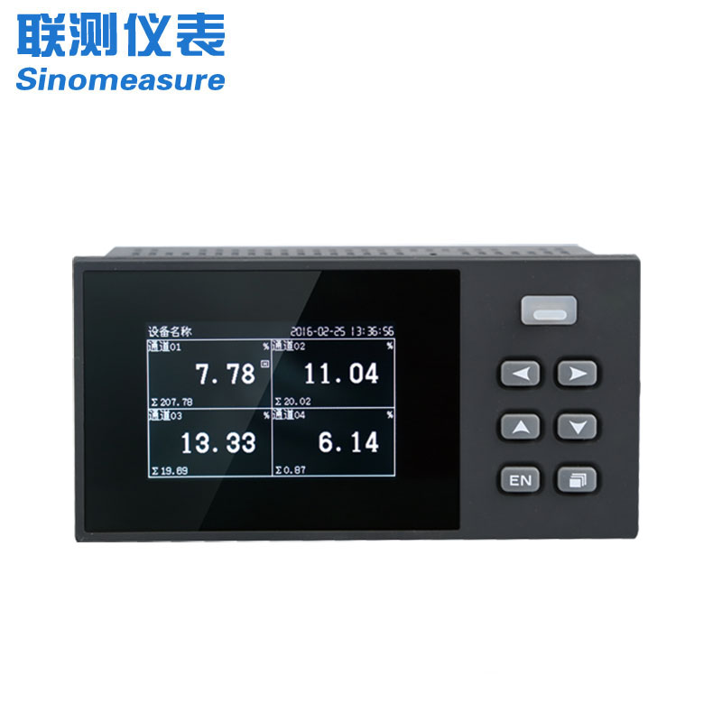 聯(lián)測_SIN-R200D_1-4路可選_3英寸單色液晶_無紙記錄儀_溫度_壓力_多種參數